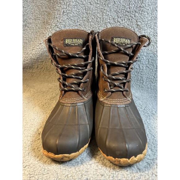 RedHead ASC II All-Season Classic II Boots Men 11M Brown Gray Lace-Up Waterproof - Picture 3 of 10